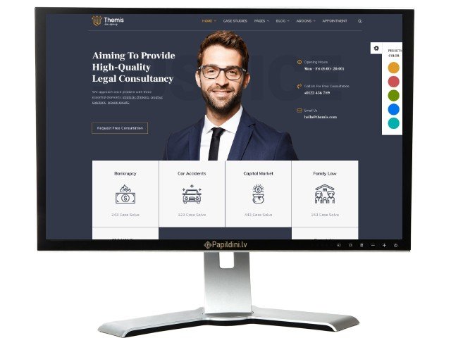 Разработка веб сайта для бизнеса, дизайн № 29
